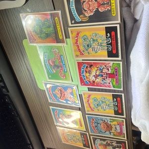 Garbage pail kids 11 pieces 1986 collectables card